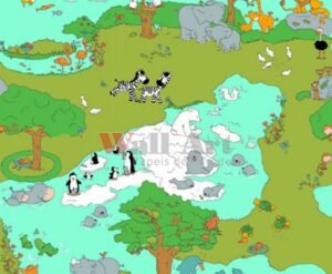 Papel de Parede Safari Friends SF6206