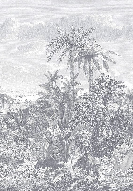 1906-133-02-Paradise-Found-Monochrome-swatch.jpg Papel de Parede Capri 190613302 Painel