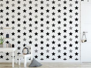 100110-papel-de-parede-importado-superstar-black-ambiente-2.jpg Papel de Parede Infantil Kids n Teens 2 100110