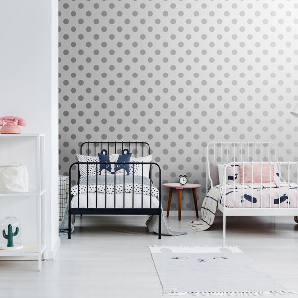 102508-papel-de-parede-importado-silver-dotty-ambiente-600x600-1.jpg Papel de Parede Infantil Kids n Teens 2 102508