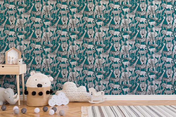 107692-papel-de-parede-importado-jungle-animals-vert-ambiente-2-600x400-1.jpg Papel de Parede Infantil Kids n Teens 2 107692