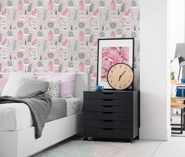 108137-papel-de-parede-importado-clip-frames-pink-ambiente-2-600x508-1.jpg Papel de Parede Infantil Kids n Teens 2 108137
