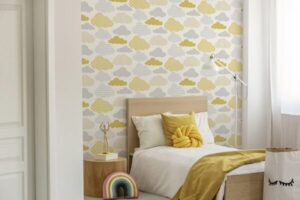 108267-papel-de-parede-importado-clouds-yellow-grey-ambiente-2-600x400-1.jpg Papel de Parede Infantil Kids n Teens 2 108267
