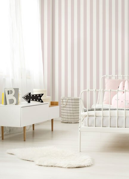 108558-papel-de-parede-importado-pastel-pink-stripe-ambiente-2-433x600-1.jpg Papel de Parede Infantil Kids n Teens 2 108558
