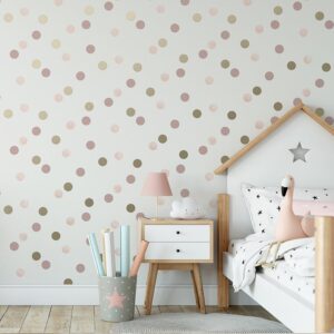 108565-papel-de-parede-importado-dotty-polka-pink-american-gold-ambiente.jpg Papel de Parede Infantil Kids n Teens 2 108565