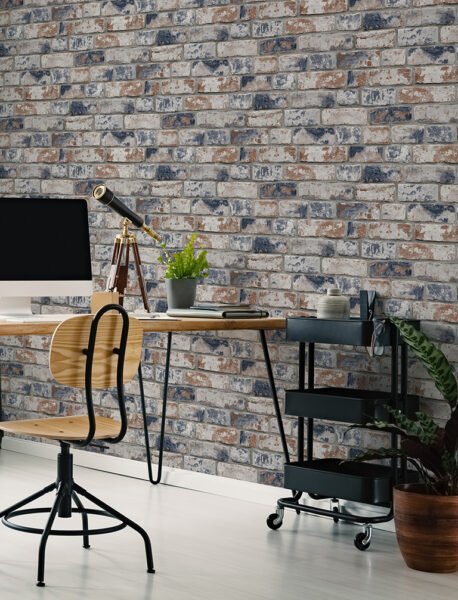 108596-papel-de-parede-importado-distressed-brick-navy-red-ambiente-2-458x600-1.jpg Papel de Parede Infantil Kids n Teens 2 108596
