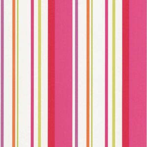 13052903__39453.jpg Papel de Parede Infantil Les Aventures 3 13052903 Listrado Tons de Rosa Verde Laranja e Vermelho