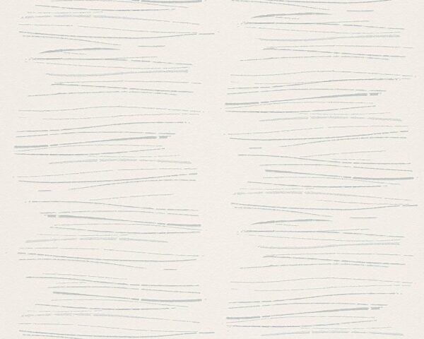 Papel de Parede Vinílico Life 4 301272 Geométrico com leve brilho Tons de Cinza e Branco
