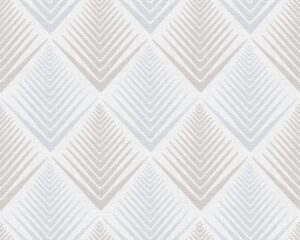 356062__89794.jpg Papel de Parede Vinílico Life 4 356062 Geométrico com leve brilho Tom Branco, Cinza e Azul