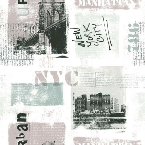 51165309__28559.jpg Papel de parede Les Aventures 3 51165309 Teenager / NY Tons de Cinza Branco e Preto