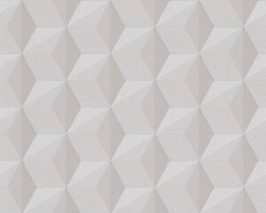 962551__17997.jpg Papel de Parede Vinílico Life 4 962551 Geométrico com leve brilho Tons de Cinza e Branco