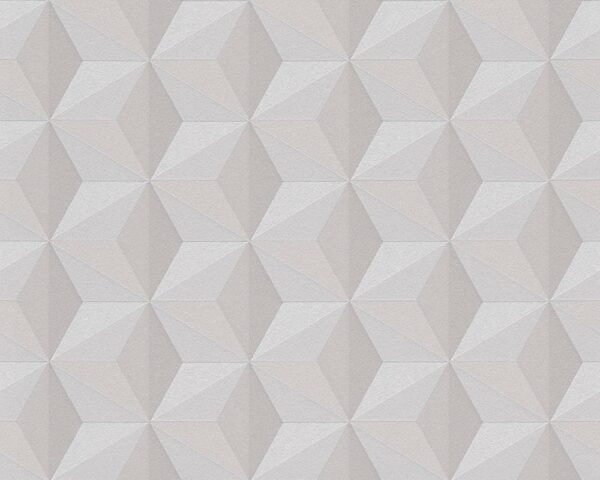 962551__17997.jpg Papel de Parede Vinílico Life 4 962551 Geométrico com leve brilho Tons de Cinza e Branco