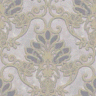 FR87214-1.gif Papel de parede Florence Azul Medalhao FR87214
