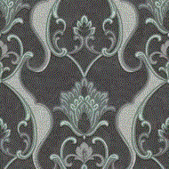 FR87235.gif Papel de parede Florence Azul Medalhao FR87235