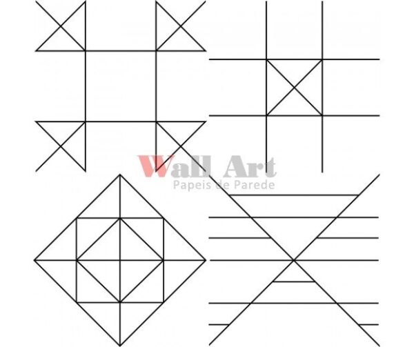 Papel de Parede Line Art MT779004